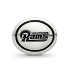 Sterling Silver Antiqued Los Angeles Rams NFL Bead