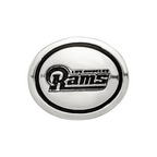 Sterling Silver Antiqued Los Angeles Rams NFL Bead