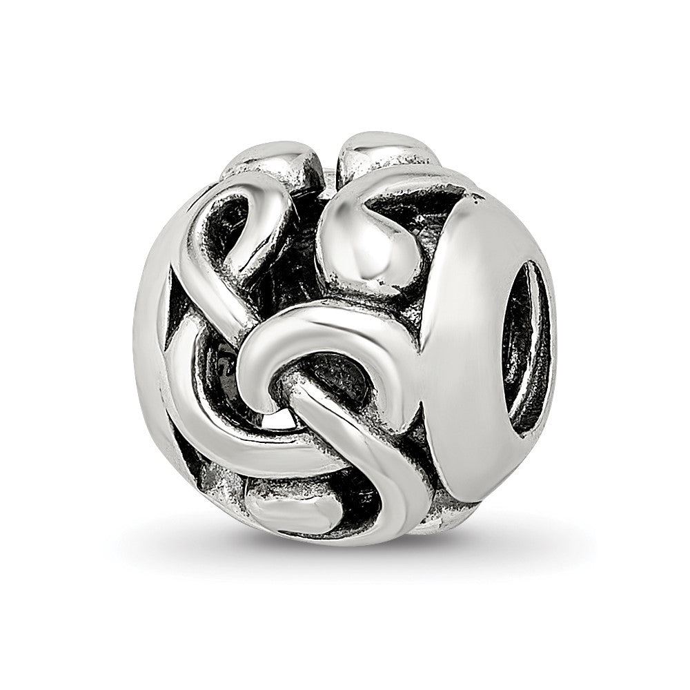 Sterling Silver Reflections Musical Notes Bead