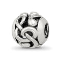 Sterling Silver Reflections Musical Notes Bead
