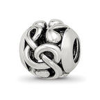 Sterling Silver Reflections Musical Notes Bead