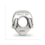 Sterling Silver Reflections Crystal Infinity Symbol in Heart Bead