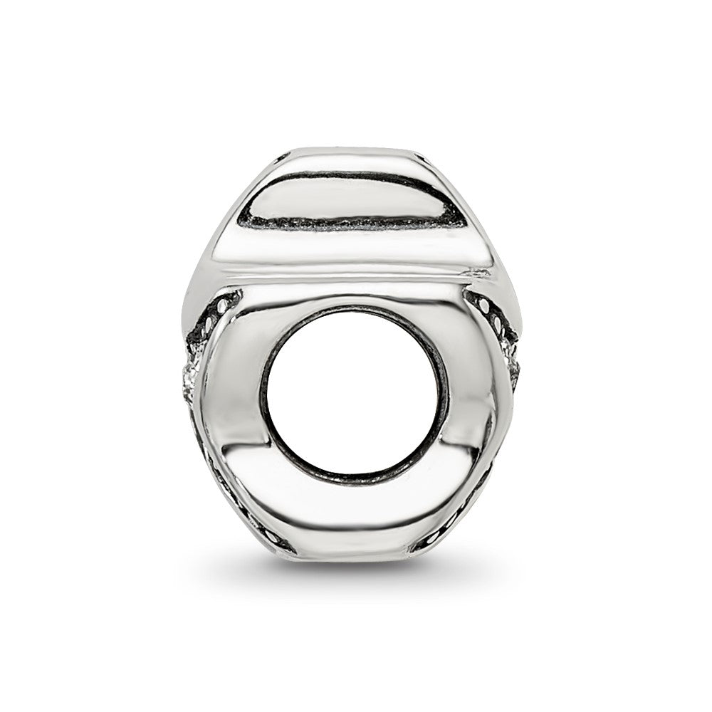 Sterling Silver Reflections Crystal Starfish Bead