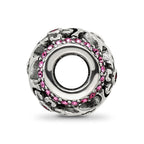 Sterling Silver Reflections Crystal Flowers Bead