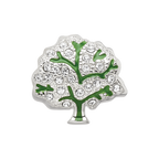 Sterling Silver Reflections Crystal Tree Bead