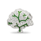 Sterling Silver Reflections Crystal Tree Bead
