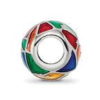 Sterling Silver Reflections City Impressions London Moasic Enamel Bead