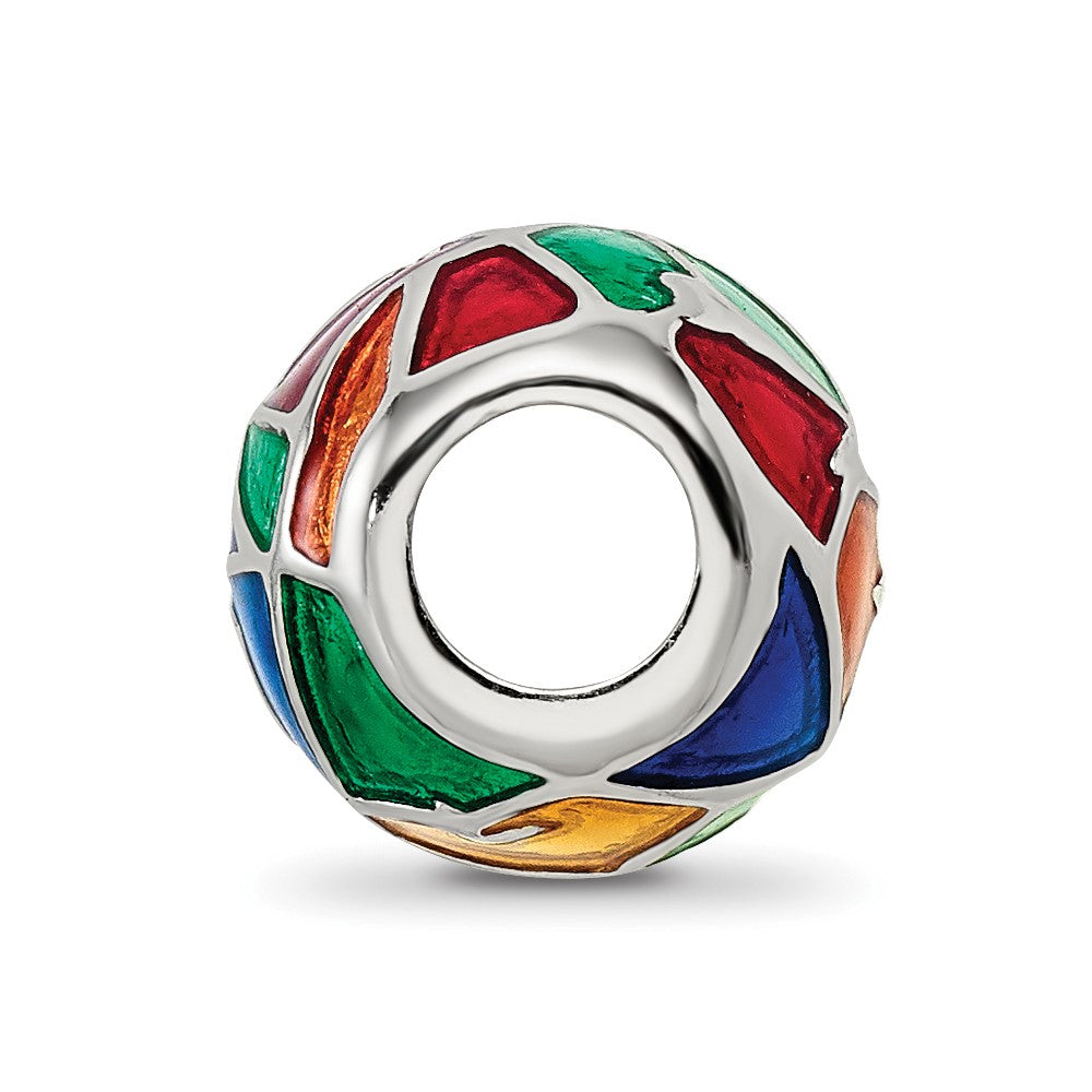 Sterling Silver Reflections City Impressions London Moasic Enamel Bead