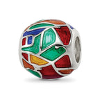 Sterling Silver Reflections City Impressions London Moasic Enamel Bead