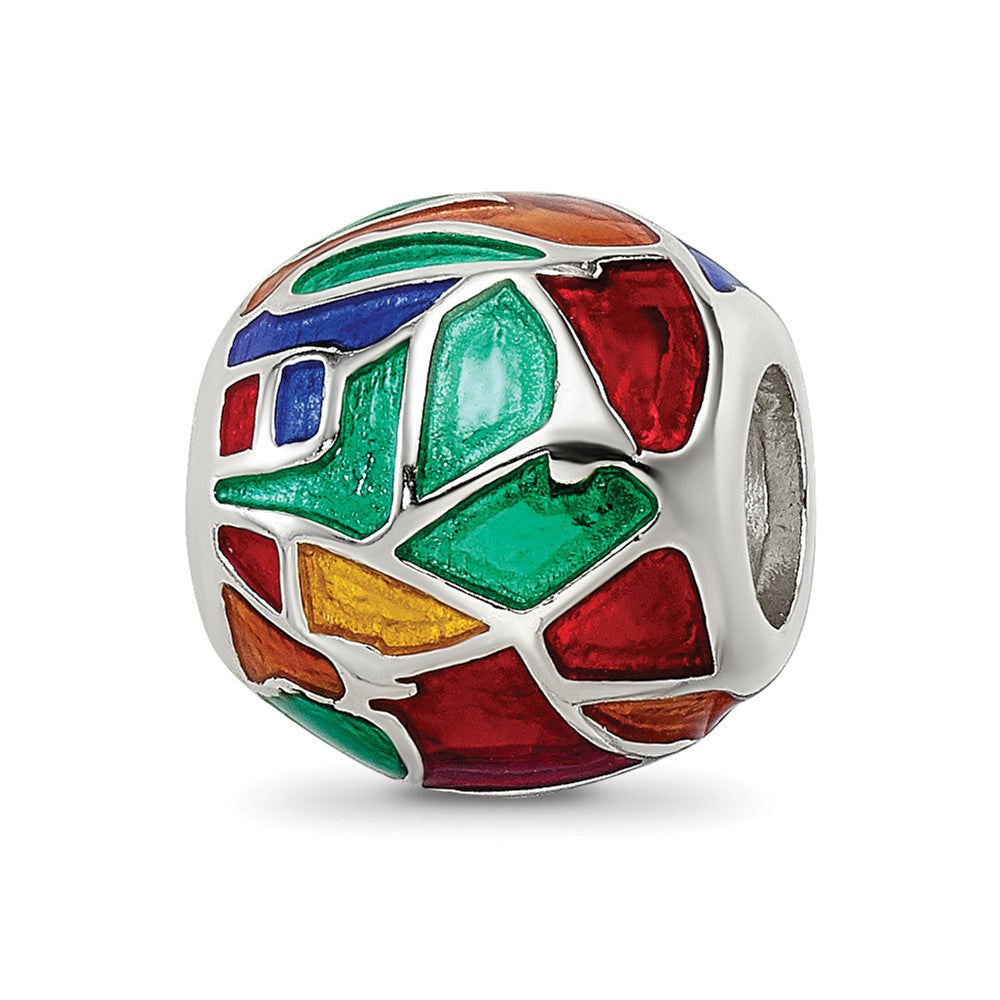 Sterling Silver Reflections City Impressions London Moasic Enamel Bead