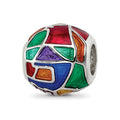 Sterling Silver Reflections City Impressions London Moasic Enamel Bead