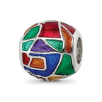 Sterling Silver Reflections City Impressions London Moasic Enamel Bead