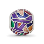 Sterling Silver Reflections City Impressions Paris Moasic Enamel Bead