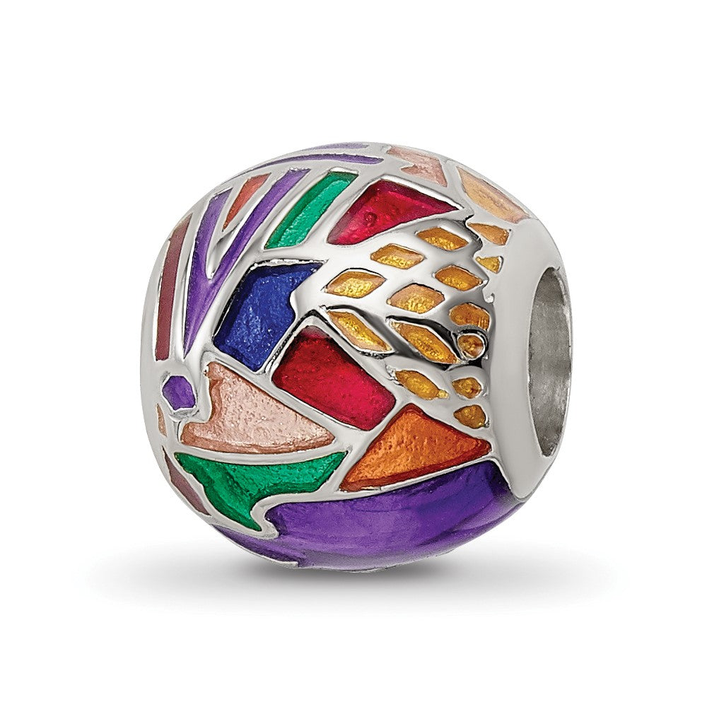 Sterling Silver Reflections City Impressions Paris Moasic Enamel Bead