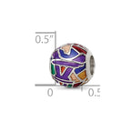Sterling Silver Reflections City Impressions Paris Moasic Enamel Bead
