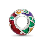 Sterling Silver Reflections City Impressions Mexico Moasic Enamel Bead