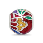 Sterling Silver Reflections City Impressions Mexico Moasic Enamel Bead