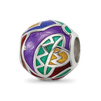 Sterling Silver Reflections City Impressions Mexico Moasic Enamel Bead