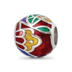 Sterling Silver Reflections City Impressions Mexico Moasic Enamel Bead