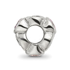 Sterling Silver Reflections Pink CZ Bead