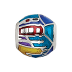 Sterling Silver Reflections City Impressions London Moasic Enamel Bead