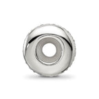 Sterling Silver Reflections Crystal Silicone Gripper Bead