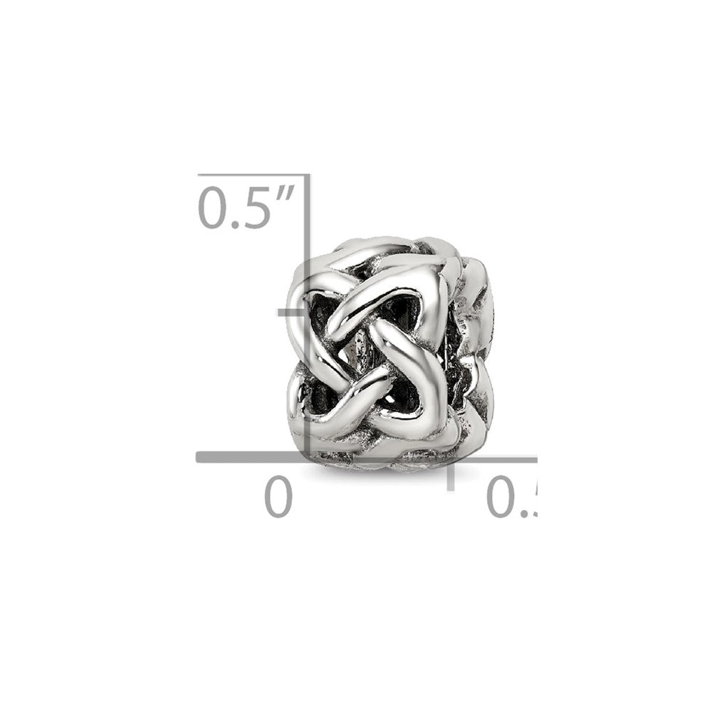 Sterling Silver Reflections Celtic Knot Bead