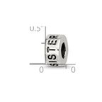 Sterling Silver Reflections Antiqued Sister Bead