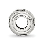 Sterling Silver Reflections Antiqued Om Bead