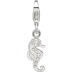 Sterling Silver Reflections Seahorse Charm