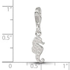 Sterling Silver Reflections Seahorse Charm