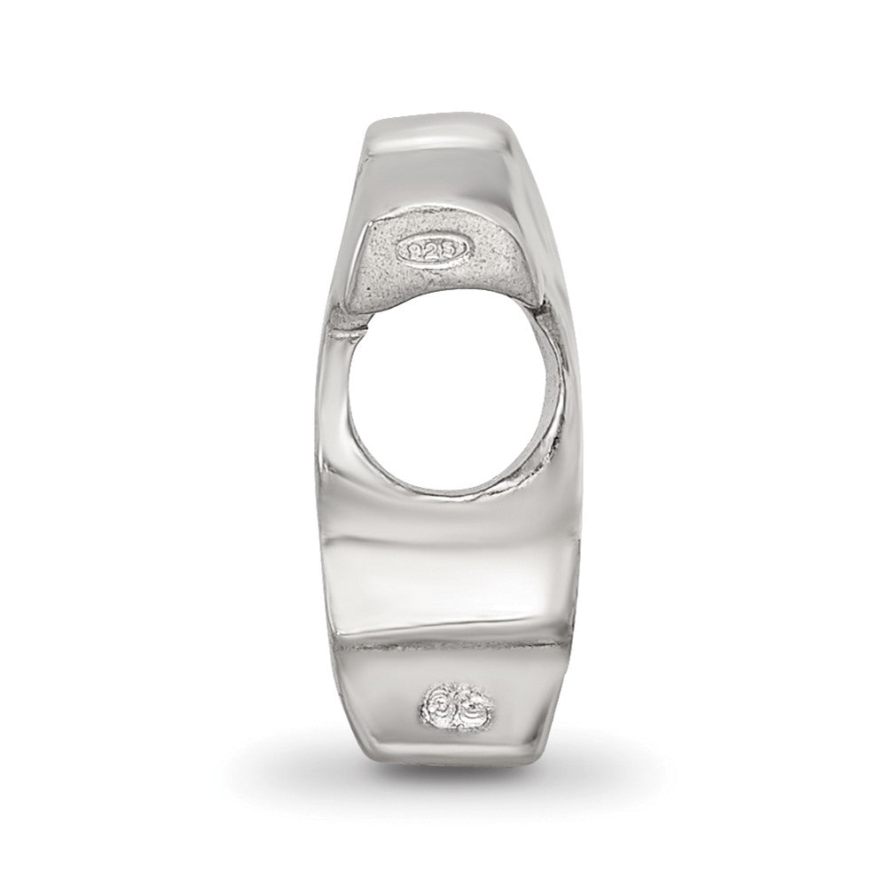 Sterling Silver Reflections Italy Country Shaped Bead
