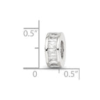 Sterling Silver Reflections w/ CZ Spacer Bead