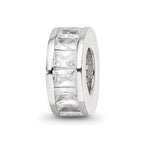 Sterling Silver Reflections w/ CZ Spacer Bead