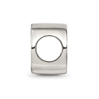 Sterling Silver Reflections Black Enameled Marathon Bead