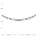 Sterling Silver Reflections Rhodium-plated Choker/Cuff Necklace