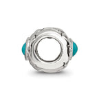 Sterling Silver Reflections Turquoise Bead