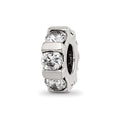 Sterling Silver Reflections CZ Bead