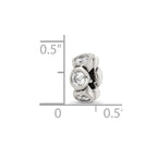 Sterling Silver Reflections CZ Bead