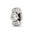 Sterling Silver Reflections CZ Bead
