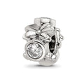 Sterling Silver Reflections CZ Bead