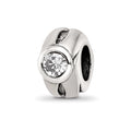 Sterling Silver Reflections CZ Bead