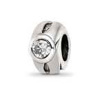 Sterling Silver Reflections CZ Bead