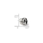 Sterling Silver Reflections CZ Bead