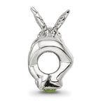 Sterling Silver Reflections August CZ Antiqued Bead