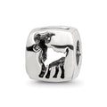 Sterling Silver Reflections Aries Zodiac Antiqued Bead