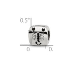 Sterling Silver Reflections Scorpio Zodiac Antiqued Bead