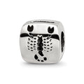 Sterling Silver Reflections Scorpio Zodiac Antiqued Bead