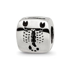 Sterling Silver Reflections Scorpio Zodiac Antiqued Bead