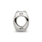 Sterling Silver Reflections Sagittarius Zodiac Antiqued Bead